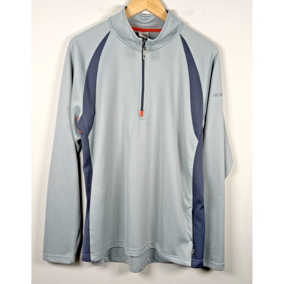 ALO Yoga Other - Alo 1/4 Zip Jacket Mens Large Gray Two Tone Activewear‎ Athleisure Rexnord Logo